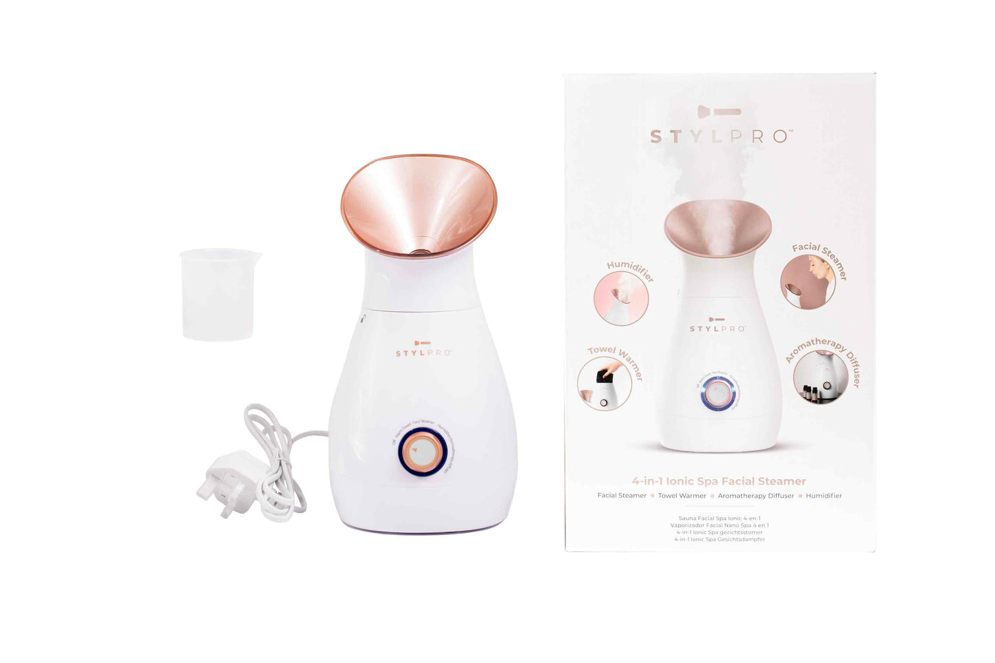 STYLPRO 4-in-1 Facial Steamer- Vaporizador de cara