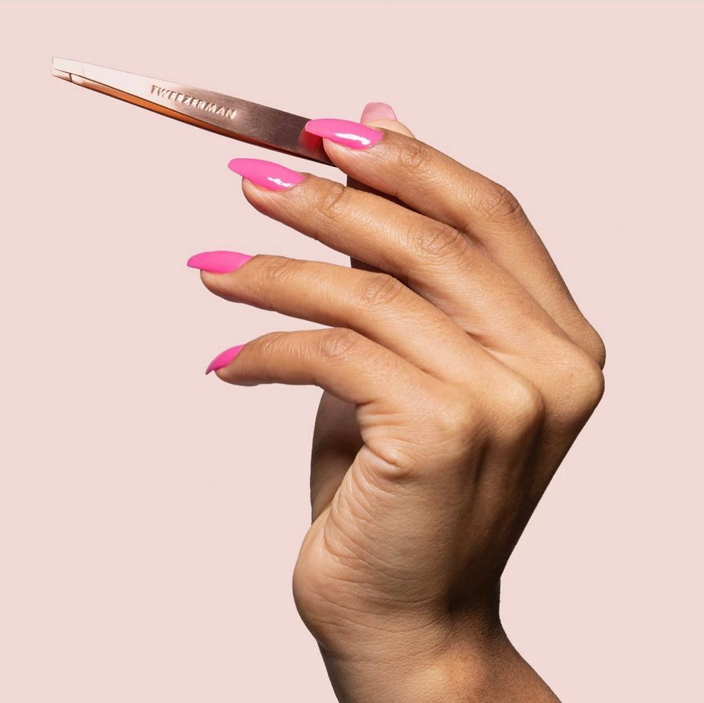 Slant Tweezer Rose Gold-Pinza Inclinada Oro Rosa